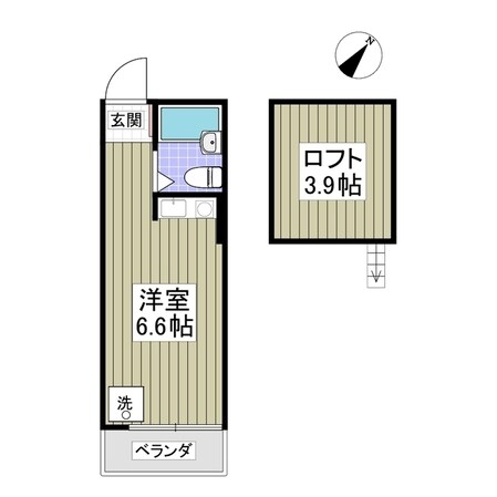 ヴィラ・ローザの物件間取画像